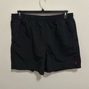 Used Polo Ralph Lauren Lined Black Swim Trunks Size 2XB